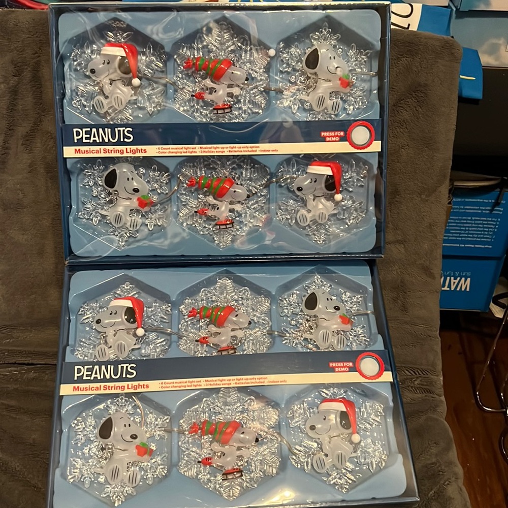 Peanuts musical string lights